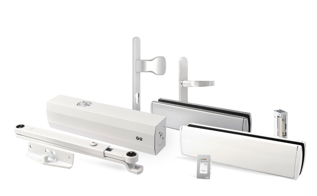 Modern entrance door accessories — handles, closers, smart access & more Entrance door accessories including handles, closers, letterboxes, and smart access devices