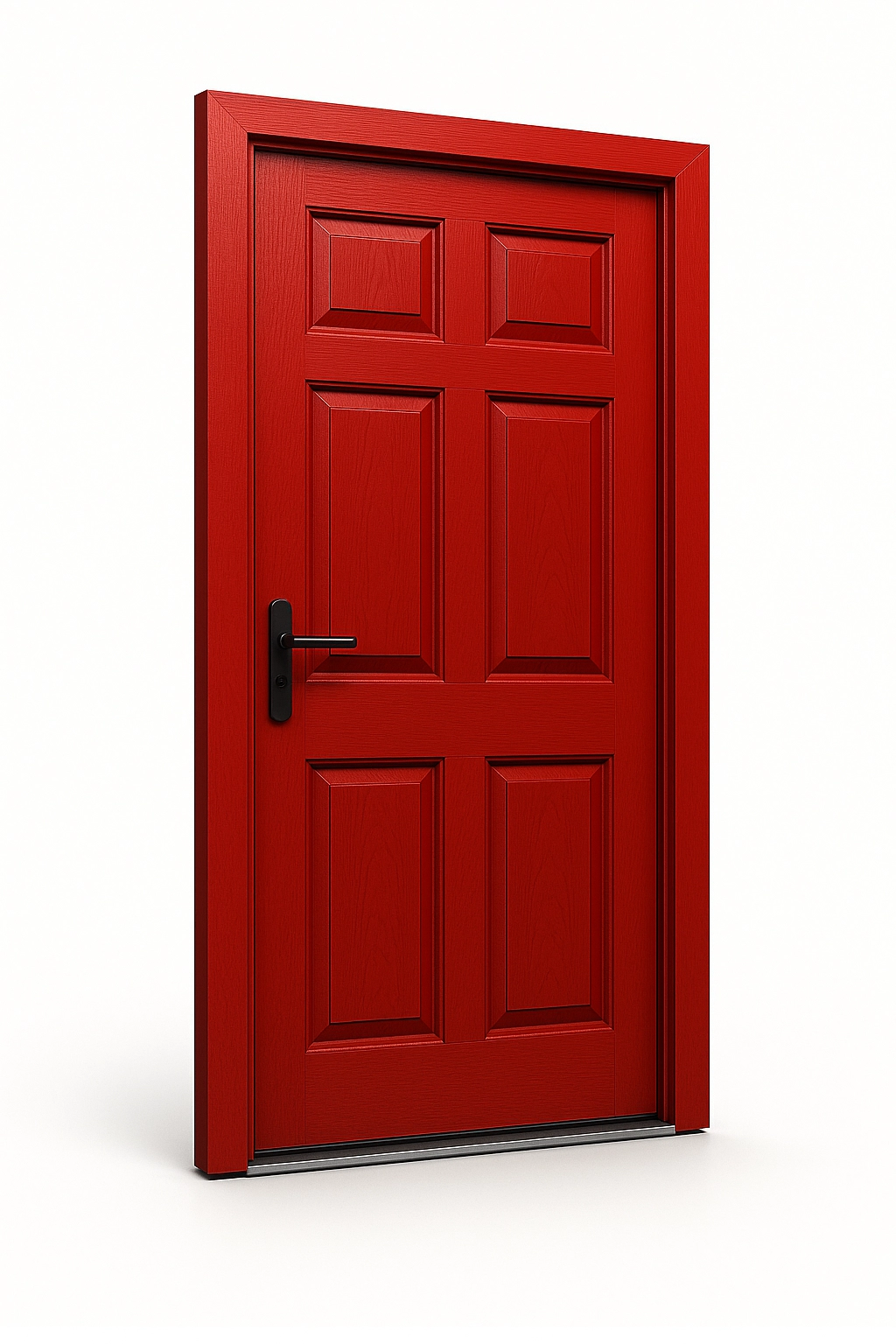 ClassicLine embossed panel door in light wood finish